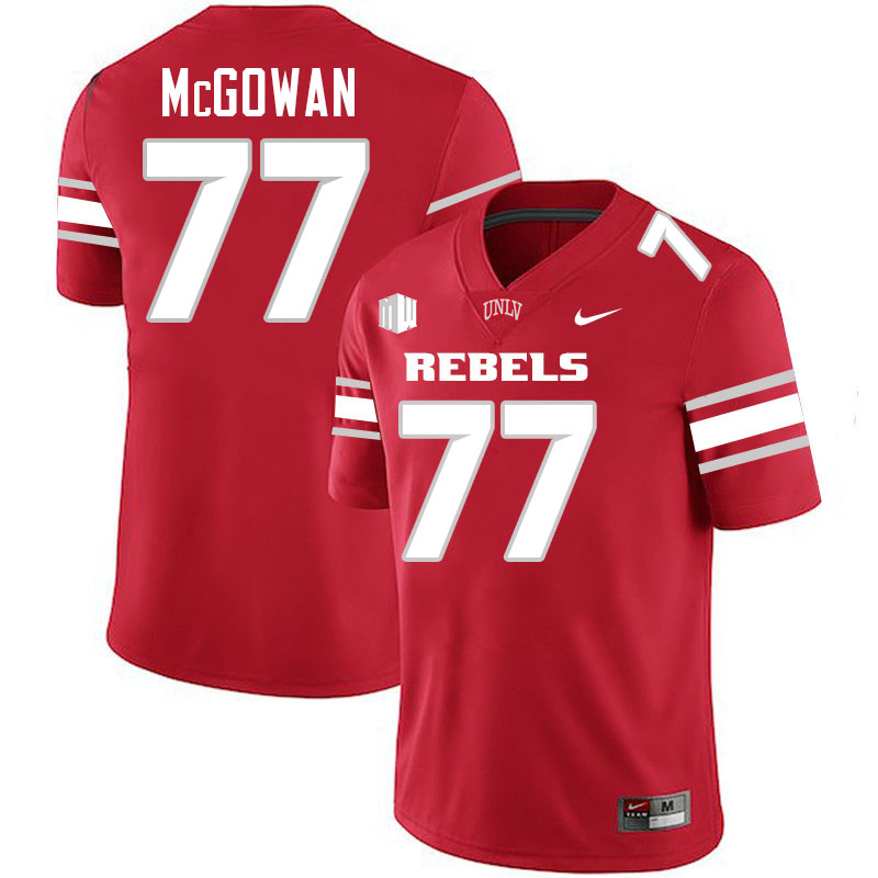 Malik McGowan UNLV Jersey,UNLV Rebels Football Uniforms,Jerseys,Gears-Scarlet